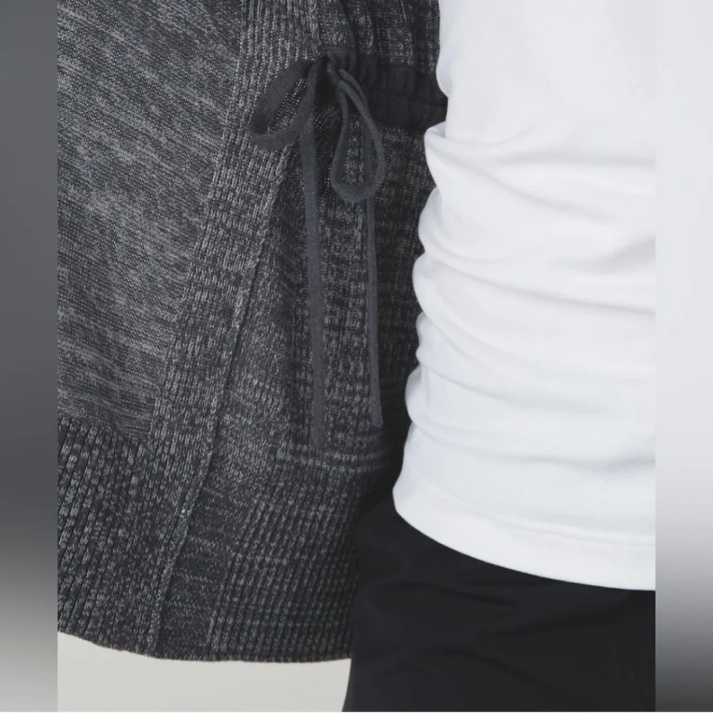 Lululemon Gray Peace Of Mind Cardigan Sweater